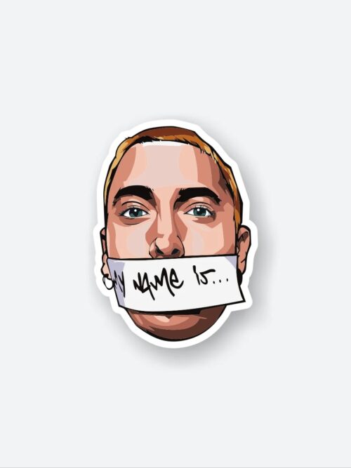 My Name Is. Slim Shady Sticker