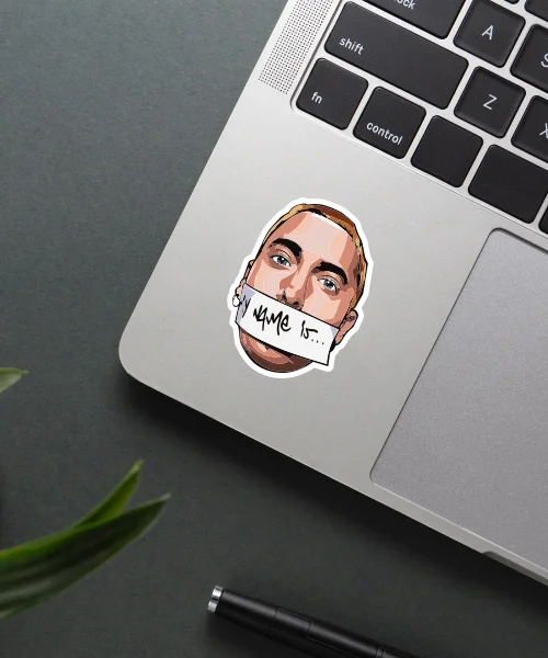 My Name Is. Slim Shady Sticker