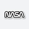 NASA Text Logo Sticker