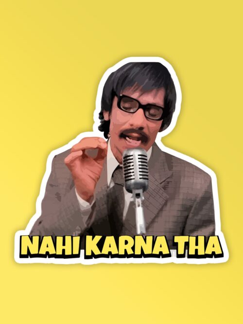 Nahi Karna Tha   Laptop Phone Sticker