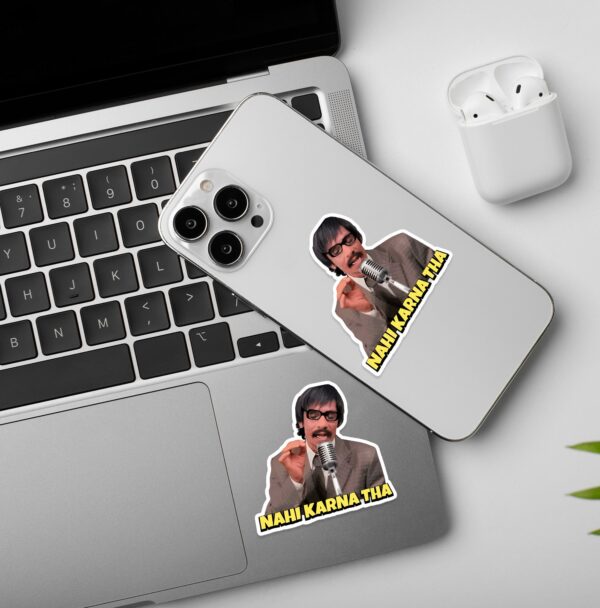 Nahi Karna Tha Laptop Phone Sticker Nahi Karna Tha Laptop Phone Sticker