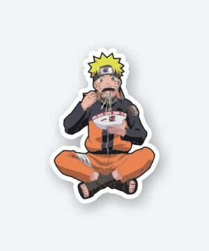 Naruto Eating Ramen Sticker Naruto Eating Ramen Sticker