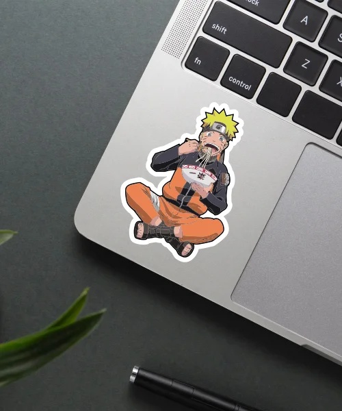 Naruto Eating Ramen Sticker Naruto Eating Ramen Sticker