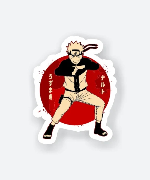 Naruto Shippuden Hand Sign Sticker