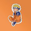 Naruto Sitting Laptop   Mobile Stickers