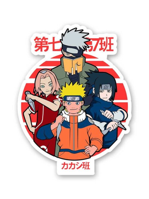 Naruto Squad Sticker