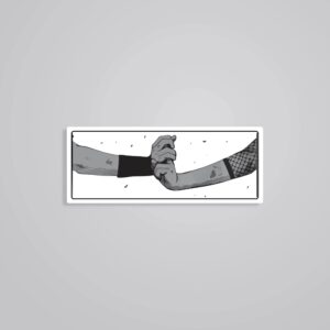 Naruto And Sasuke Bound By Fate Anime Stickers