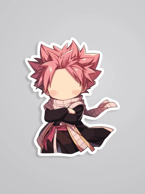 Natsu Chibi Fairy Tail Anime Stickers