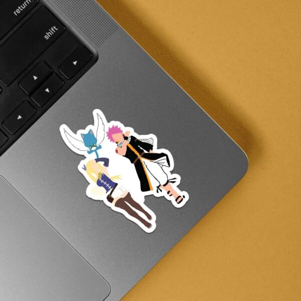 Natsu Lucy Happy Minimalist Anime Stickers Natsu Lucy Happy Minimalist Anime Stickers