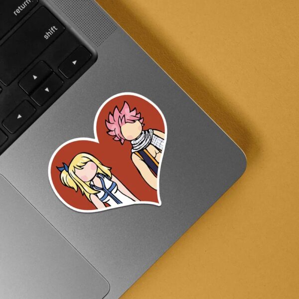 Natsu X Lucy Chibi Anime Stickers