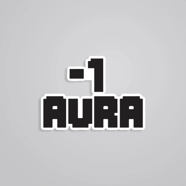 Negative Aura Witty Stickers Negative Aura Witty Stickers