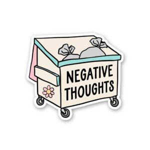 Negative Thoughts Sticker Negative Thoughts Sticker