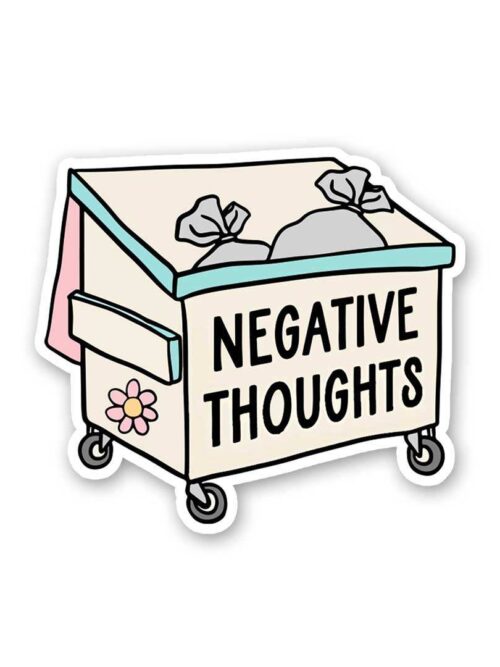 Negative Thoughts Sticker