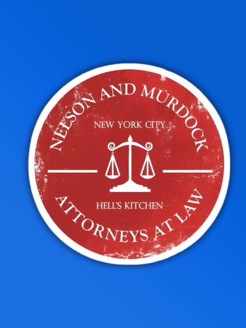 Nelson And Murdock   Laptop   Mobile Sticker