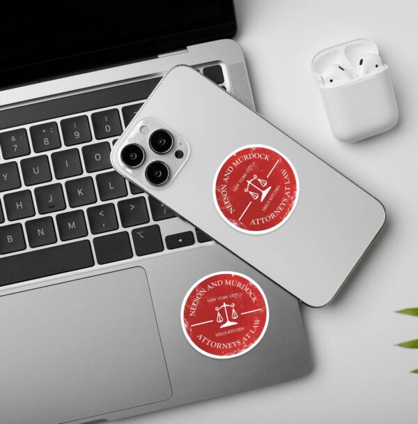 Nelson And Murdock Laptop Mobile Sticker Nelson And Murdock Laptop Mobile Sticker