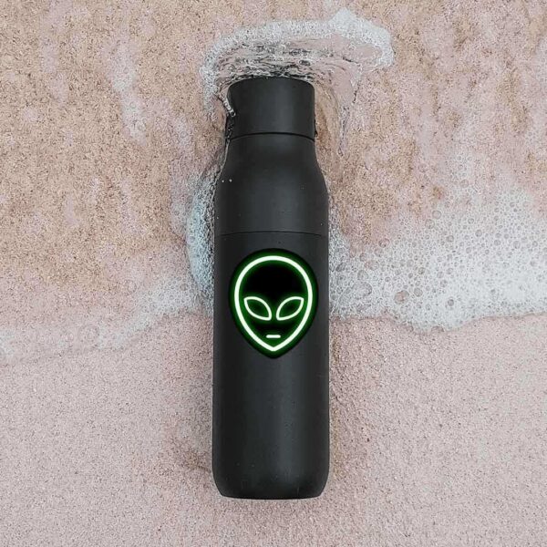 Neon Alien Sticker