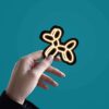 Neon Balloon Dog Sticker