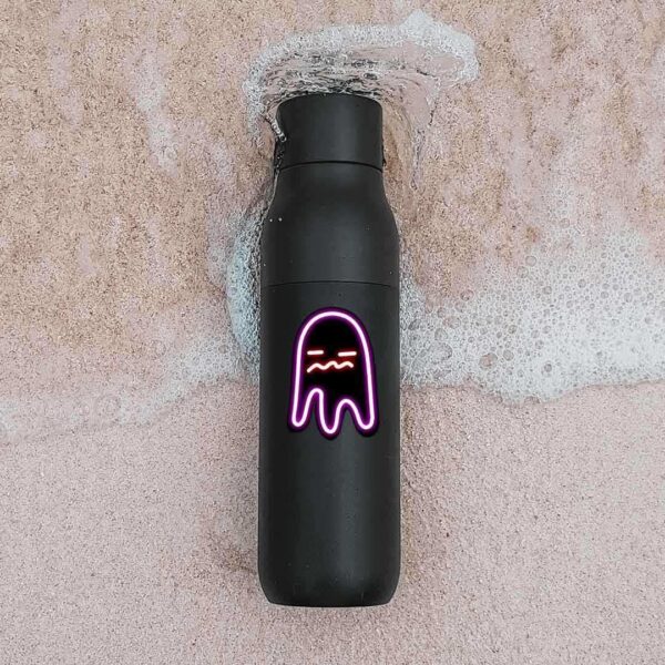 Neon Bored Ghost Sticker