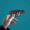 Neon Coca Cola Sticker