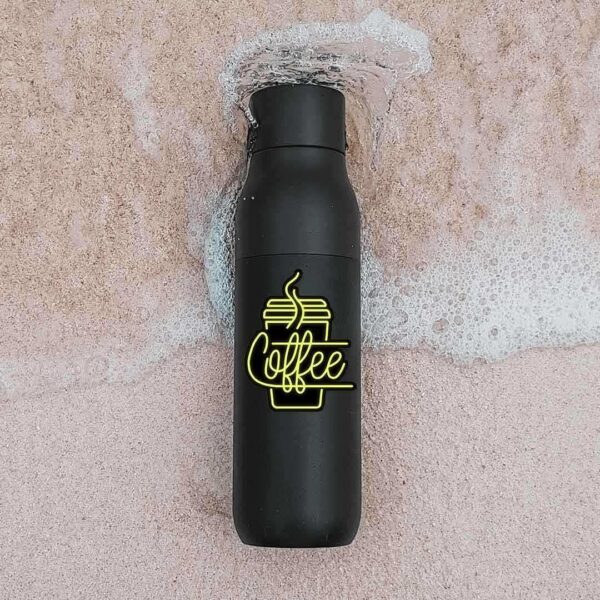 Neon Coffee Sticker
