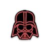 Neon Darth Vader Sticker