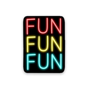Neon Fun Fun Fun Sticker Neon Fun Fun Fun Sticker