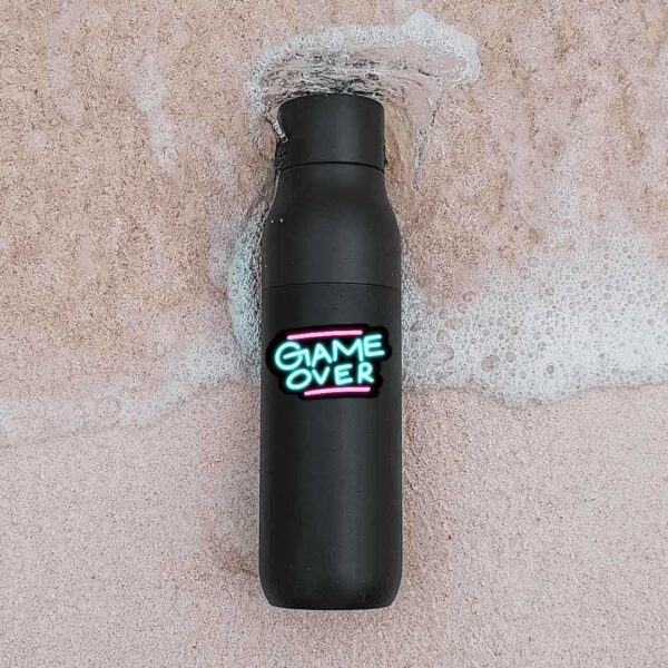 Neon Game Over Sticker
