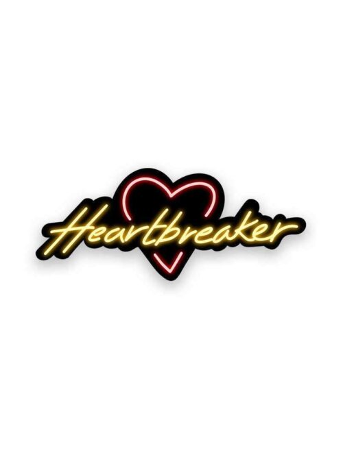 Neon Heartbreaker Sticker