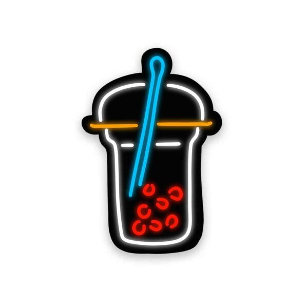 Neon Latte Sticker