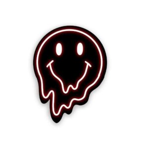 Neon Smiley Sticker Neon Smiley Sticker