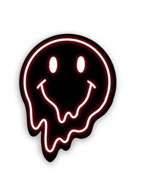 Neon Smiley Sticker