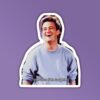 Nervous Fake Laughter Chandler   Friends Laptop   Mobile Sticker