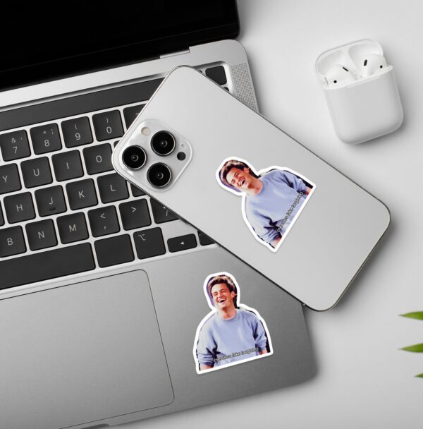 Nervous Fake Laughter Chandler Friends Laptop Mobile Sticker Nervous Fake Laughter Chandler Friends Laptop Mobile Sticker