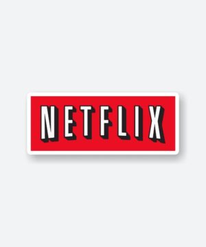 Netflix Old Logo Sticker Netflix Old Logo Sticker