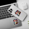 Never Underestimate   Laptop Mobile Sticker