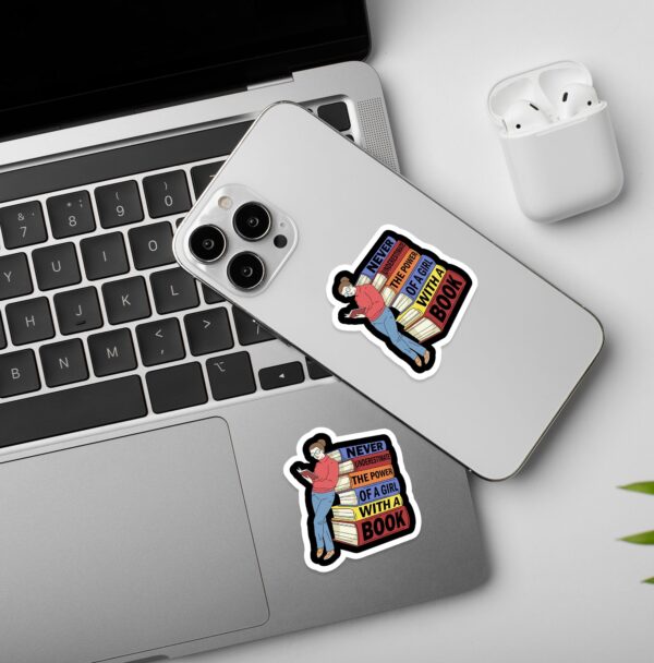 Never Underestimate Laptop Mobile Sticker Never Underestimate Laptop Mobile Sticker