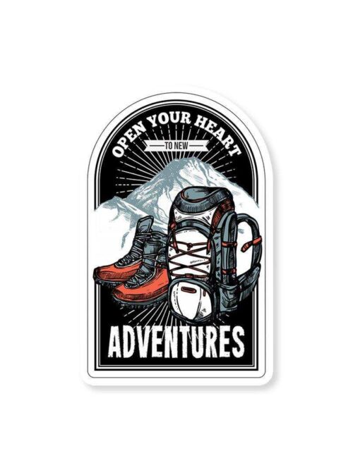 New Adventures Sticker