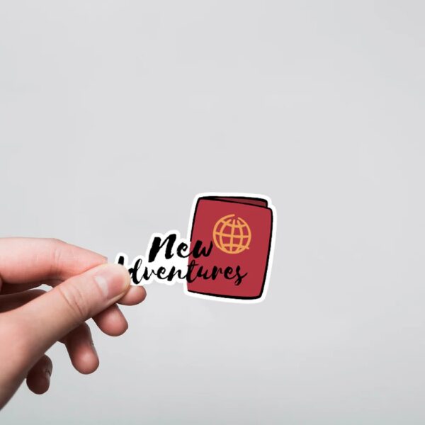 New Adventures Travels Stickers