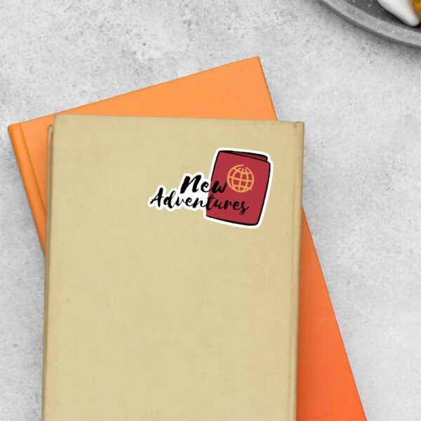 New Adventures Travels Stickers