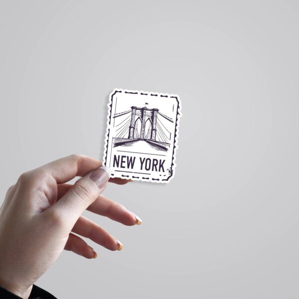 New York Post Stamp Travels Stickers New York Post Stamp Travels Stickers