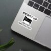Newtons First Law Funny Physics Sticker