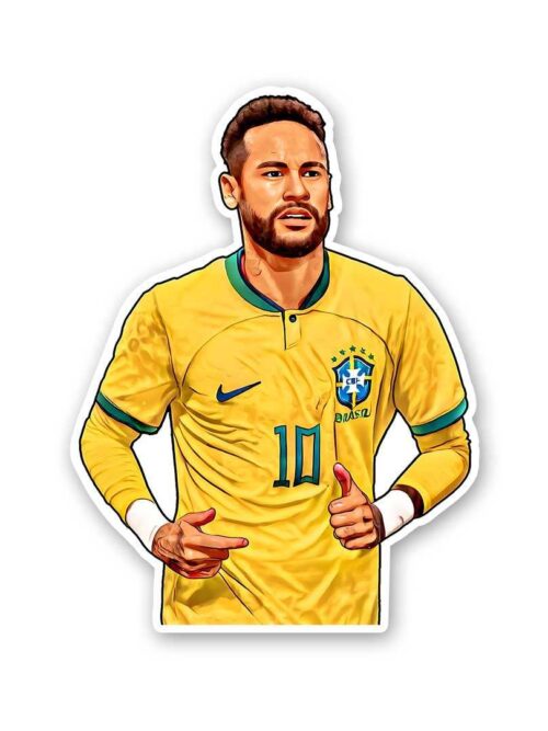 Neymar Jr Brazil 2.0 Sticker
