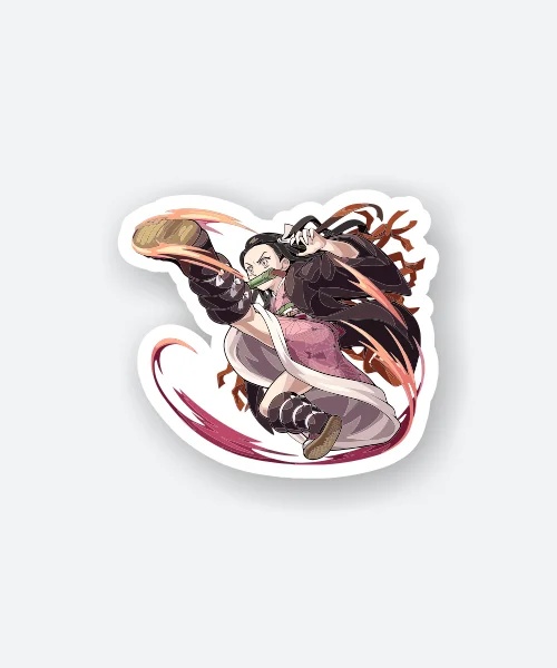 Nezuko Attack Sticker