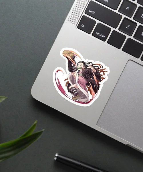 Nezuko Attack Sticker