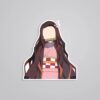 Nezuko Kamado Minimalist Anime Stickers