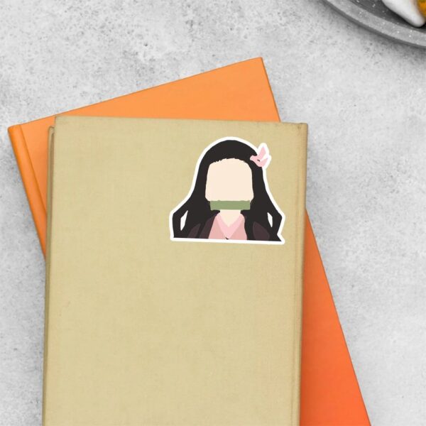 Nezuko Minimalist Anime Stickers_2 Nezuko Minimalist Anime Stickers