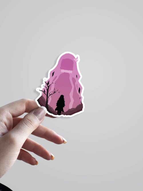 Nezuko Silhouette Anime Stickers