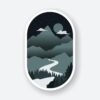 Night Mountain Sticker