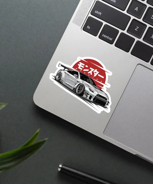 Nissan GT R Monster Sticker Nissan GT R Monster Sticker