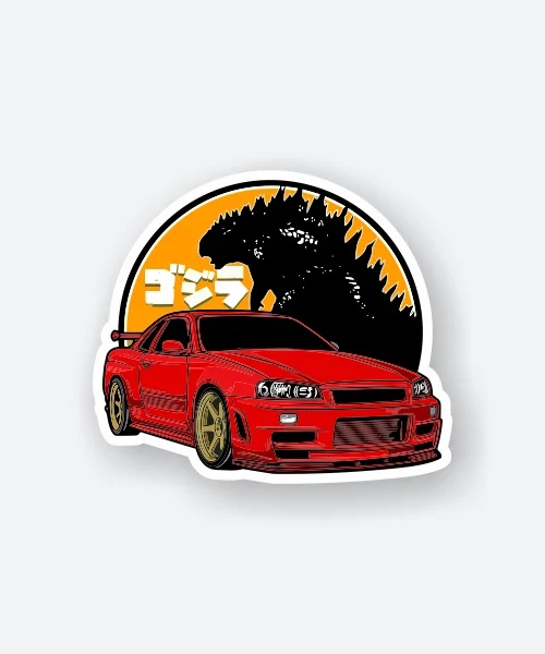 Nissan Skyline GT R Sticker
